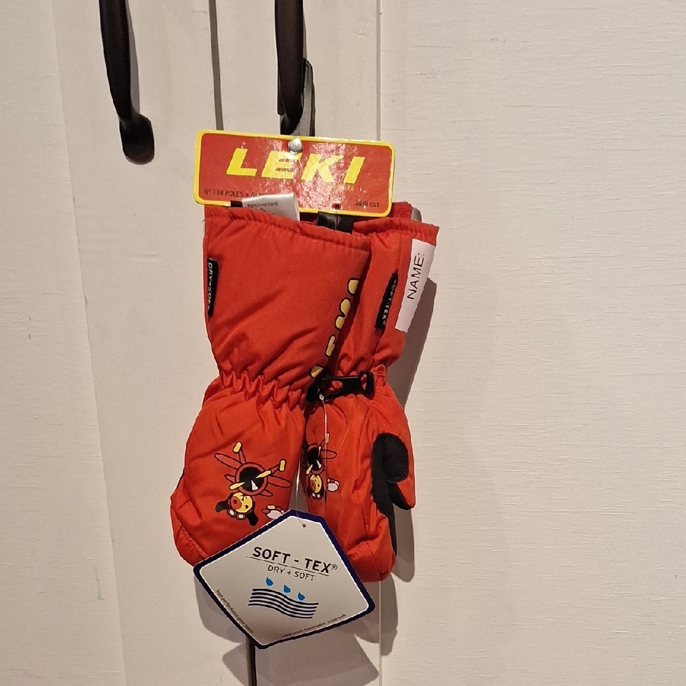 Leki Baby Red Mittens